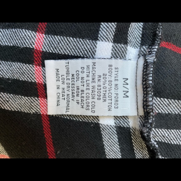 Flannel shirt dress with belt - Picture 5 of 6